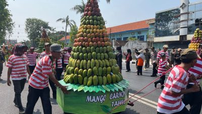 Mango Carnival Indonesia di Probolinggo Dimeriahkan 50 Gunungan, Diikuti 40 Daerah
